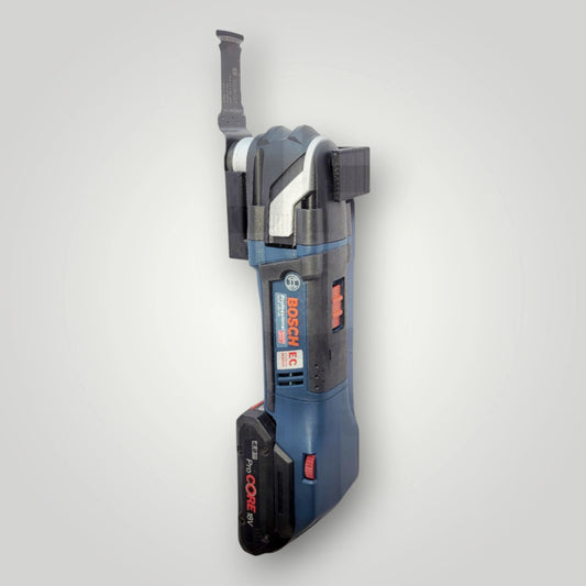 Praktischer Wandhalter für Bosch GOP 18V-28 Multitool – platzsparende und sichere Werkzeughalterung