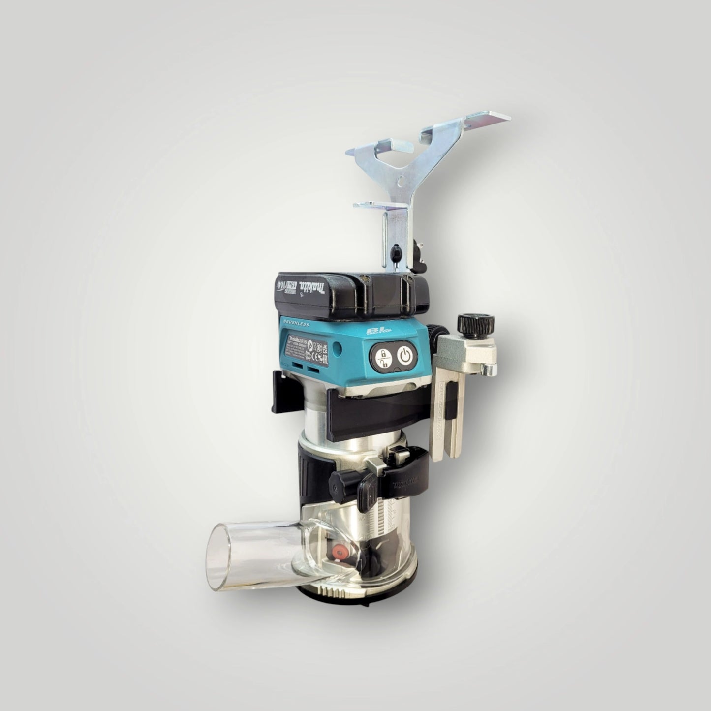 Wandhalter für Makita DRT50 Oberfräse – professionelle Organisation und sichere Aufbewahrung