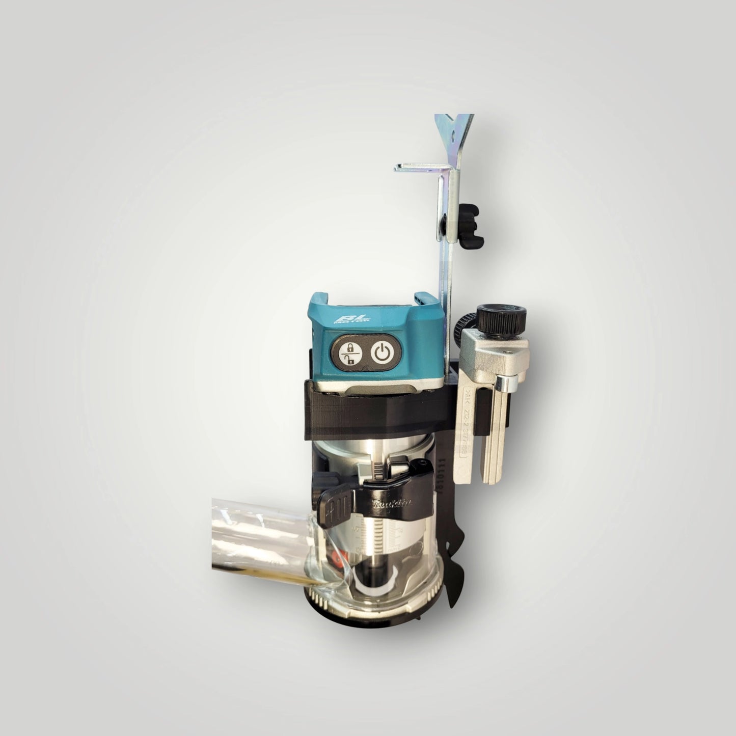 Wandhalter für Makita DRT50 Oberfräse – professionelle Organisation und sichere Aufbewahrung