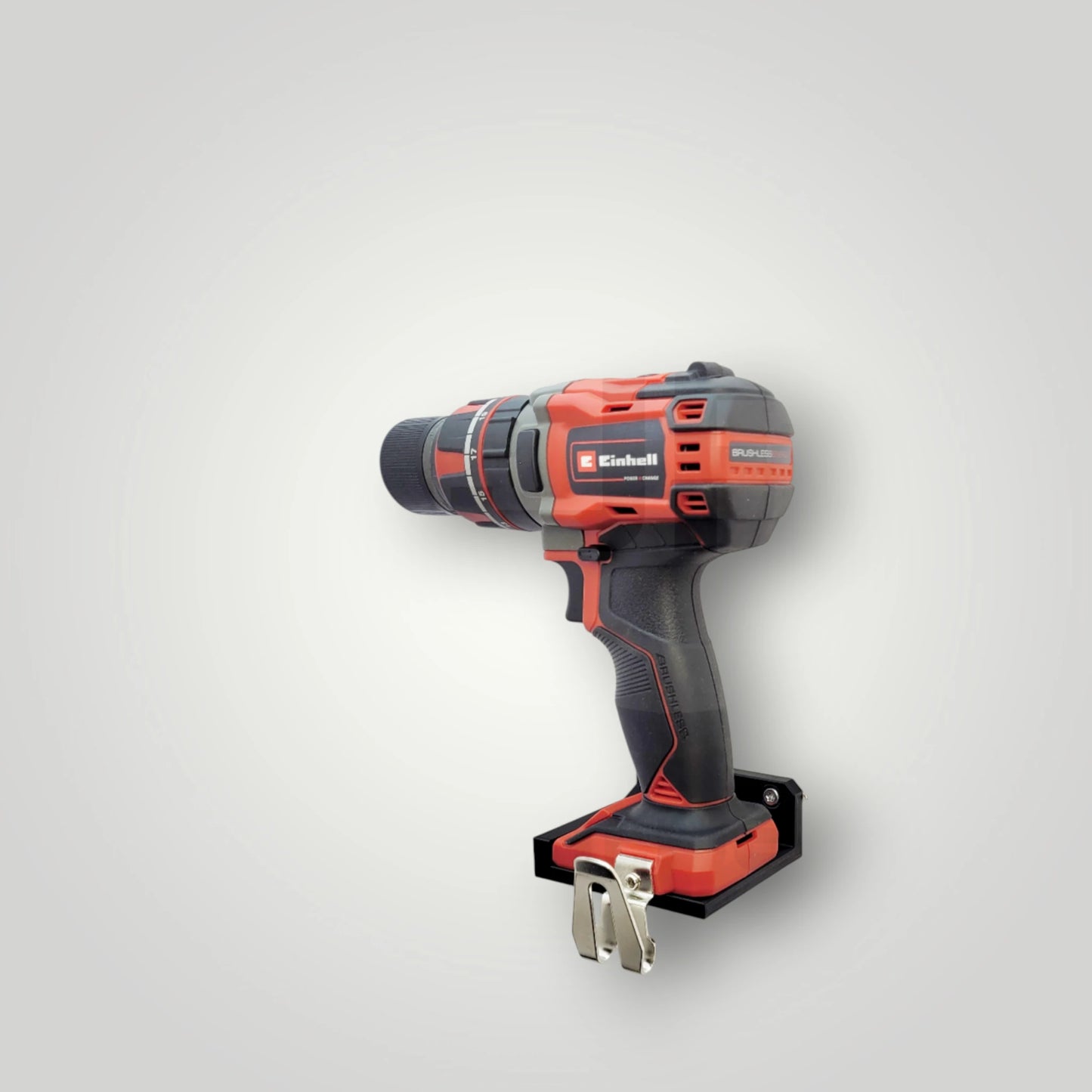 Wandhalter für Einhell Geräte 90 Grad – stabile Halterung für sichere Werkstattaufbewahrung