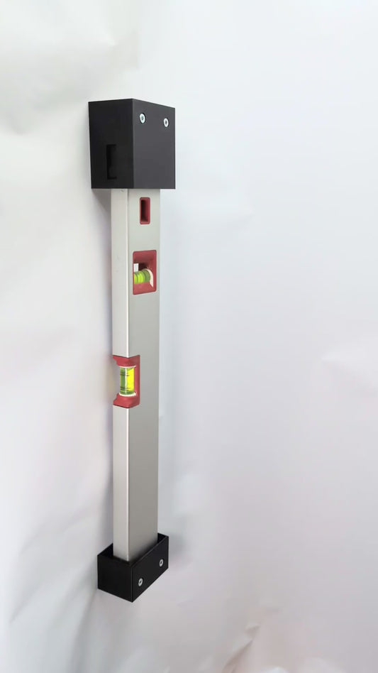 Wandhalter für Wasserwaage Inkl. Federmechanismus